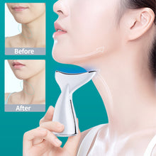 Load image into Gallery viewer, LED Photon Therapy Electric Neck Lifting Massager EMS Vibration Beauty Machine Anti Wrinkle Multi-Functional Neck Face Beauty Devices