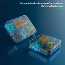 Load image into Gallery viewer, Portable and Sub Packaged Medicine Box Sealed and Moisture-proof Mini Medicine Box Tablet Organizer Container Pill Box