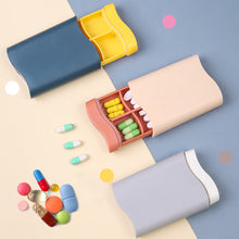 Load image into Gallery viewer, Portable Dispenser Medicine Boxes Travel 6 Grids Nordic Style Draw Pill Box Dispensing Separable Medical Kit Organizer