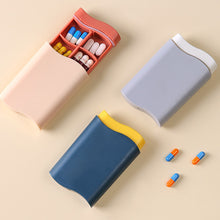 Load image into Gallery viewer, Portable Dispenser Medicine Boxes Travel 6 Grids Nordic Style Draw Pill Box Dispensing Separable Medical Kit Organizer