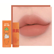 Load image into Gallery viewer, Carrot Matte Lip Glaze Mist Face Velvet Cute Lip Glaze Women Waterproof Non-fading Non-sticky Makeup Cosmetics