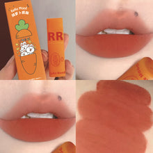 Load image into Gallery viewer, Carrot Matte Lip Glaze Mist Face Velvet Cute Lip Glaze Women Waterproof Non-fading Non-sticky Makeup Cosmetics