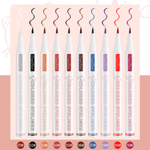 Load image into Gallery viewer, Waterproof Smooth Colorful Eyeliner Pencil Matte Long Lasting Not Blooming Black Eyeliner Pen Liquid Eye Liner Makeup Cosmetics