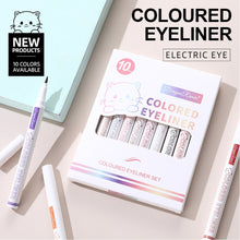 Load image into Gallery viewer, Waterproof Smooth Colorful Eyeliner Pencil Matte Long Lasting Not Blooming Black Eyeliner Pen Liquid Eye Liner Makeup Cosmetics