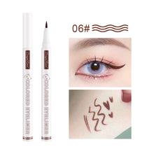 Load image into Gallery viewer, Waterproof Smooth Colorful Eyeliner Pencil Matte Long Lasting Not Blooming Black Eyeliner Pen Liquid Eye Liner Makeup Cosmetics