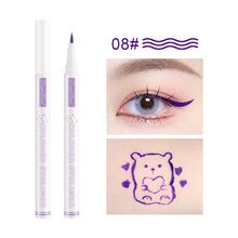 Load image into Gallery viewer, Waterproof Smooth Colorful Eyeliner Pencil Matte Long Lasting Not Blooming Black Eyeliner Pen Liquid Eye Liner Makeup Cosmetics