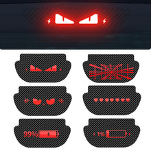 Load image into Gallery viewer, Car High Mounted Brake Lamp Car Brake Projection Board PVC Soft Decal Top Tail Light Emblem Stickers For Tesla Model Y