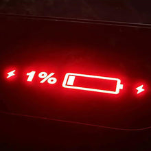 Load image into Gallery viewer, Car High Mounted Brake Lamp Car Brake Projection Board PVC Soft Decal Top Tail Light Emblem Stickers For Tesla Model Y