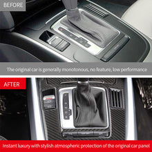 Load image into Gallery viewer, Carbon Fiber Center Console Gear Shift Panel Cover Trim For Audi A4L A5 2009 - 2016 Q5 2010 - 2018