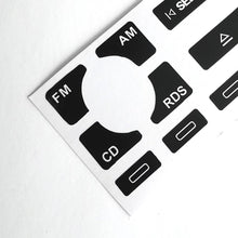 Load image into Gallery viewer, 16 Keys Car Radio Stereo Worn Peeling Button Repair Decal Stickers Black Car Interior Accessories for Audi A4 B6 B7 A6 A2 A3 8L P