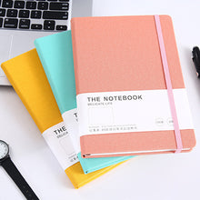 Load image into Gallery viewer, A5 Cloth Texture Notebooks Journals Kawaii Notepad Diary Weekly Planner Writing Paper For Students Stationery School Office Supplies