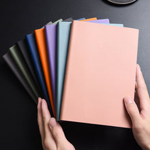 Load image into Gallery viewer, A5 Soft Notebook PU Leather Planner Agenda Week Planner Travelers Notebook Writing Paper For Students Office School Supplies Notepad