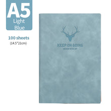 Load image into Gallery viewer, A5 Soft Notebook Imitation Sheepskin Leather Planner Agenda Week Planner Writing Paper For Students Office School Supplies Notepad