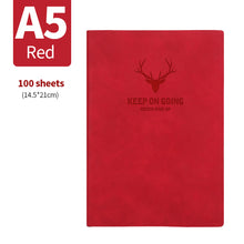 Load image into Gallery viewer, A5 Soft Notebook Imitation Sheepskin Leather Planner Agenda Week Planner Writing Paper For Students Office School Supplies Notepad
