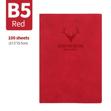 Load image into Gallery viewer, B5 Soft Notebook Imitation Sheepskin Leather Planner Agenda Week Planner Writing Paper For Students Office School Supplies Notepad
