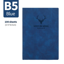 Load image into Gallery viewer, B5 Soft Notebook Imitation Sheepskin Leather Planner Agenda Week Planner Writing Paper For Students Office School Supplies Notepad