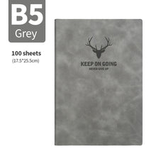 Load image into Gallery viewer, B5 Soft Notebook Imitation Sheepskin Leather Planner Agenda Week Planner Writing Paper For Students Office School Supplies Notepad