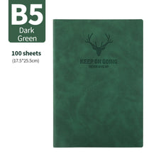 Load image into Gallery viewer, B5 Soft Notebook Imitation Sheepskin Leather Planner Agenda Week Planner Writing Paper For Students Office School Supplies Notepad