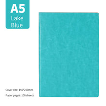 Load image into Gallery viewer, A5 Soft Notebook PU Leather Planner Agenda Week Planner Travelers Notebook Writing Paper For Students Office School Supplies Notepad