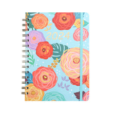 Load image into Gallery viewer, 2024 A5 English Planner Notebook Diary Weekly Planner Agenda Goal Habit Schedules Journal Notebooks Stationery Office School Supplies