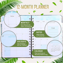 Load image into Gallery viewer, 2024 A5 English Planner Notebook Diary Weekly Planner Agenda Goal Habit Schedules Journal Notebooks Stationery Office School Supplies