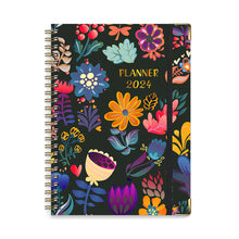Load image into Gallery viewer, 2024 A5 English Planner Notebook Diary Weekly Planner Agenda Goal Habit Schedules Journal Notebooks Stationery Office School Supplies