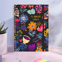 Load image into Gallery viewer, 2024 A5 English Planner Notebook Diary Weekly Planner Agenda Goal Habit Schedules Journal Notebooks Stationery Office School Supplies