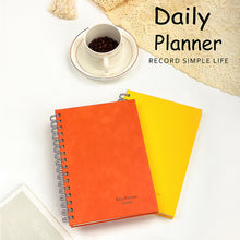 Load image into Gallery viewer, A5 English Planner Notebook Diary Weekly Planner Agenda Goal Habit Schedules Journal Notebooks Stationery Office School Supplies