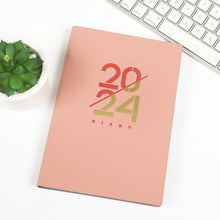 Load image into Gallery viewer, 2024 A5 Notebook Agenda Planner in EN & SP Cuadernos 365 To Do List Diary Monthly Planner Notepads Office Accessories