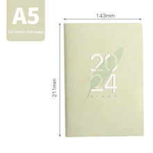 Load image into Gallery viewer, 2024 A5 Notebook Agenda Planner in EN & SP Cuadernos 365 To Do List Diary Monthly Planner Notepads Office Accessories