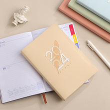 Load image into Gallery viewer, 2024 A5 Notebook Agenda Planner in EN & SP Cuadernos 365 To Do List Diary Monthly Planner Notepads Office Accessories