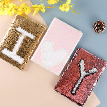 Load image into Gallery viewer, A5 Glitter Notebook PU Leather Planner Agenda Week Planner Travelers Notebook Writing Paper For Students Office School Supplies Notepad