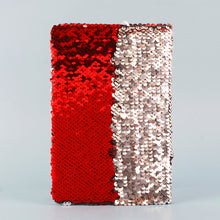 Load image into Gallery viewer, A5 Glitter Notebook PU Leather Planner Agenda Week Planner Travelers Notebook Writing Paper For Students Office School Supplies Notepad