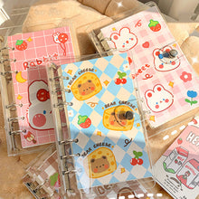 Load image into Gallery viewer, Korean Kawaii A6 Journal Notebook Loose-leaf Binder Bear Planner For Students Office School Supplies Notepad Stationery