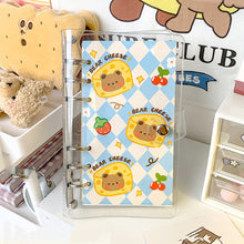 Load image into Gallery viewer, Korean Kawaii A6 Journal Notebook Loose-leaf Binder Bear Planner For Students Office School Supplies Notepad Stationery