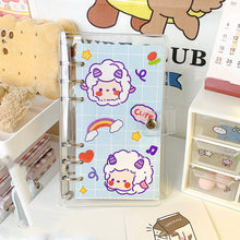 Load image into Gallery viewer, Korean Kawaii A6 Journal Notebook Loose-leaf Binder Bear Planner For Students Office School Supplies Notepad Stationery