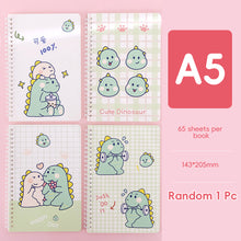 Load image into Gallery viewer, A5 Spiral Coil Paper Notebook Cute Landscape Flower Coil Book Student Notebook Notepad Kawaii Portable Diary Notebook Journals