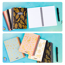 Load image into Gallery viewer, A5 Spiral Coil Paper Notebook Fresh Leaves Coil Book Student Notebook Notepad Kawaii Portable Diary Notebook Journals