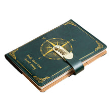 Load image into Gallery viewer, Password Notes Diary Book with Lock Simple Art Retro Girls Private Retro PUP Leather Face Secret Diary for Girls Boys
