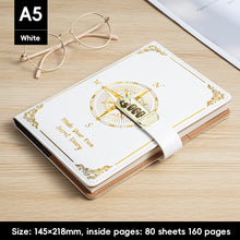 Load image into Gallery viewer, Password Notes Diary Book with Lock Simple Art Retro Girls Private Retro PUP Leather Face Secret Diary for Girls Boys