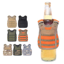 Load image into Gallery viewer, 1PC Outdoor Tactical Beer Bottle Vest Personality Army Fan MOLLE Bar Decorated Vest Drink Mini Coat