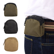 Load image into Gallery viewer, Outdoor Leisure Tactics Micro Waterproof Fanny Pack Camping Army Fans Tactical Slingshot Accessories Hanging Package Portable Key Change Card Bag
