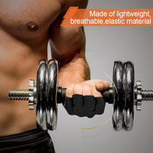 Load image into Gallery viewer, 1Pair Non-Slip Silicone Yoga Half-Palm Gloves Outdoor Exercise Weight Lifting Dumbbell Four-Finger Fitness Gloves