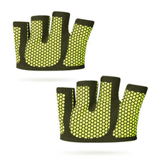 Load image into Gallery viewer, 1Pair Non-Slip Silicone Yoga Half-Palm Gloves Outdoor Exercise Weight Lifting Dumbbell Four-Finger Fitness Gloves