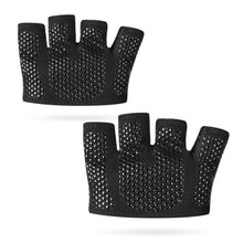 Load image into Gallery viewer, 1Pair Non-Slip Silicone Yoga Half-Palm Gloves Outdoor Exercise Weight Lifting Dumbbell Four-Finger Fitness Gloves