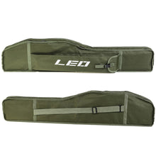 Load image into Gallery viewer, 1.2M Foldable Army Green Single Pot Belly Fishing Rod Bag Nylon Cloth Sea Rod Lure Bag Fishing Accessories