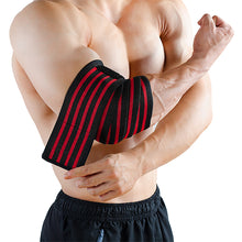 Load image into Gallery viewer, 1 Piece Professional Pressure Elbow Strap Fitness Lifting Protective Clothing Bench Press Power Elbow Winding Belt Exercise Equipment