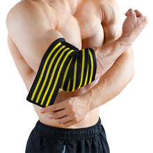 Load image into Gallery viewer, 1 Piece Professional Pressure Elbow Strap Fitness Lifting Protective Clothing Bench Press Power Elbow Winding Belt Exercise Equipment