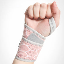 Load image into Gallery viewer, 1 Piece Wrap Pressure Sports Wrist Brace Outdoor Running Fitness Wrist Strap Sweat Absorbent Breathable Comfort Protective Wristband