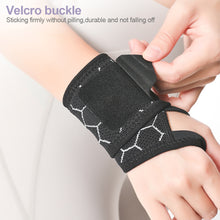 Load image into Gallery viewer, 1 Piece Wrap Pressure Sports Wrist Brace Outdoor Running Fitness Wrist Strap Sweat Absorbent Breathable Comfort Protective Wristband